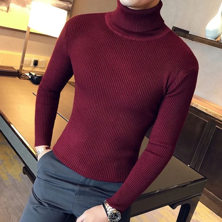 Modern Fit _ High Neck Sweater for Mens and Womens