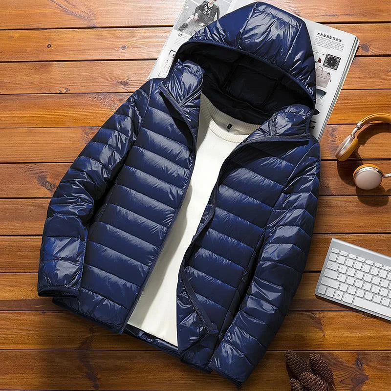 Men Winter Cotton Coat Lightweight Trendy Short Thick Warm Winter Clothes Black Red Blue White Green Sports Casual Use