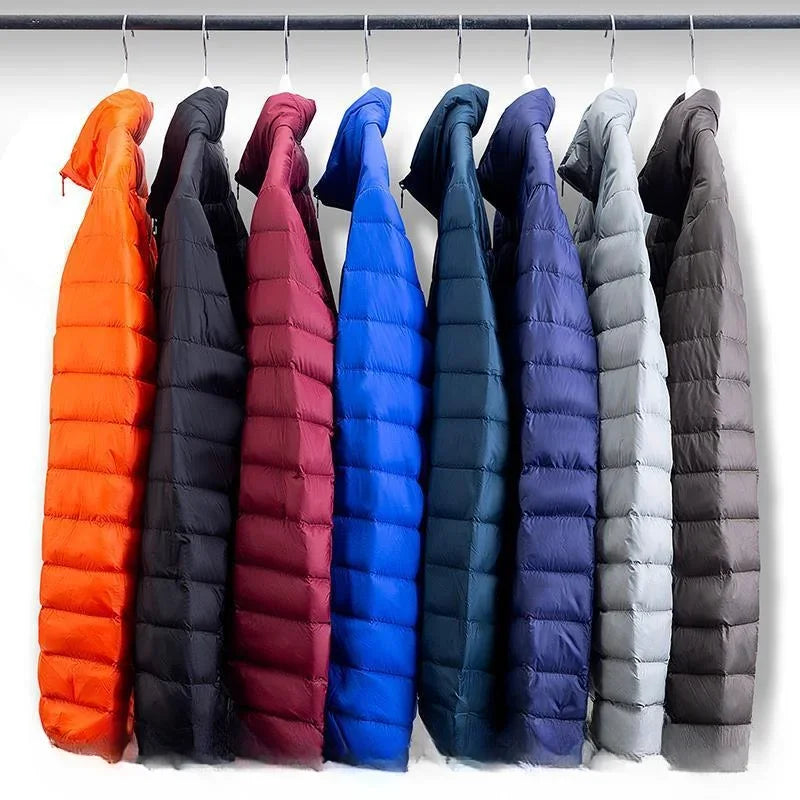 Men Winter Cotton Coat Lightweight Trendy Short Thick Warm Winter Clothes Black Red Blue White Green Sports Casual Use