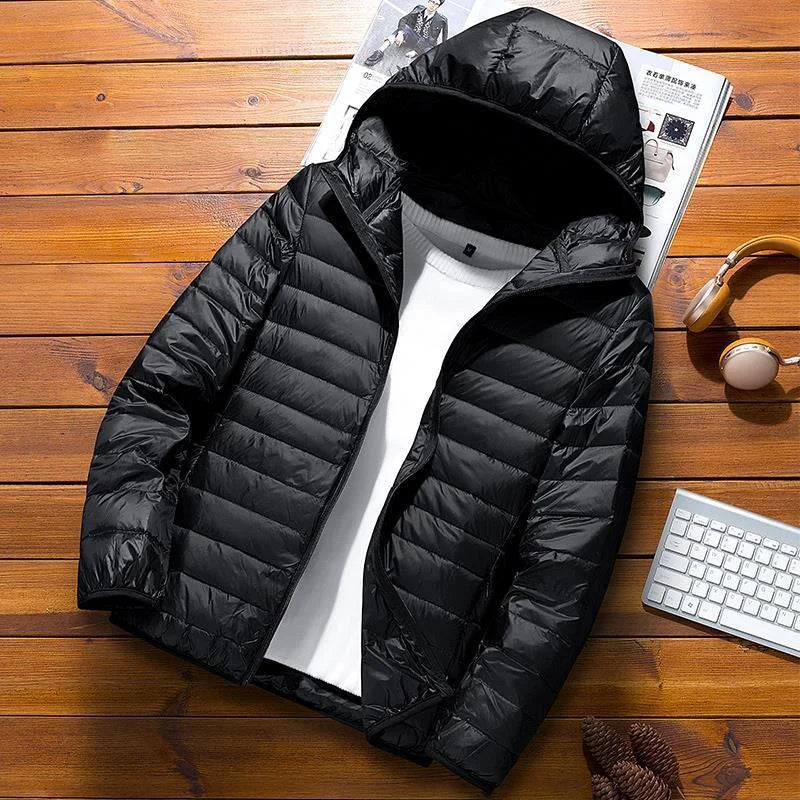Men Winter Cotton Coat Lightweight Trendy Short Thick Warm Winter Clothes Black Red Blue White Green Sports Casual Use