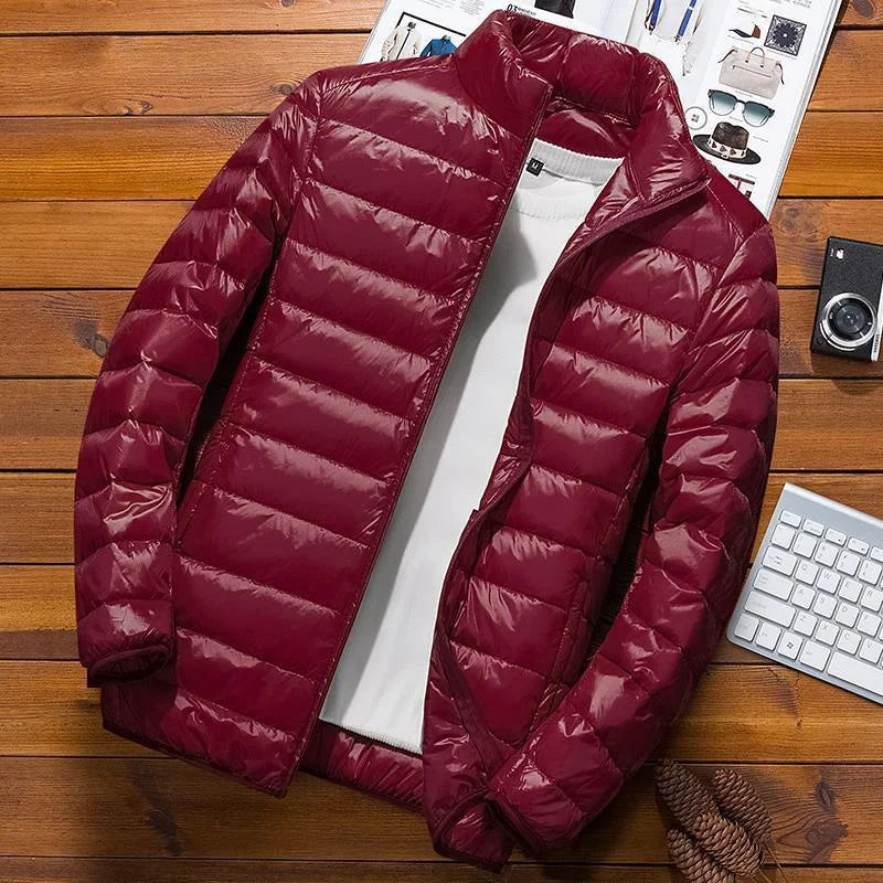 Men Winter Cotton Coat Lightweight Trendy Short Thick Warm Winter Clothes Black Red Blue White Green Sports Casual Use