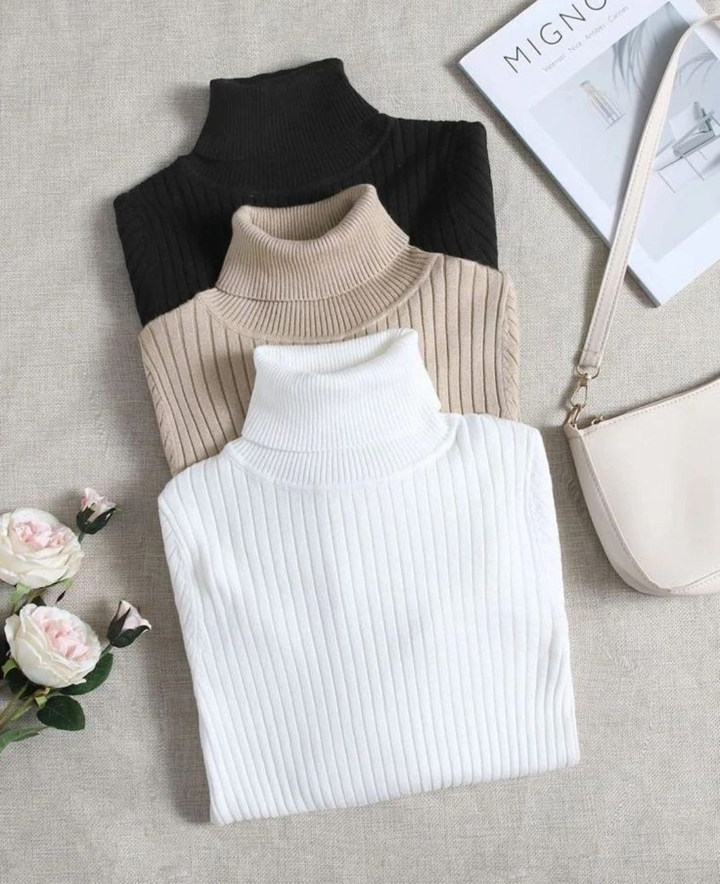 Modern Fit _ High Neck Sweater for Mens and Womens